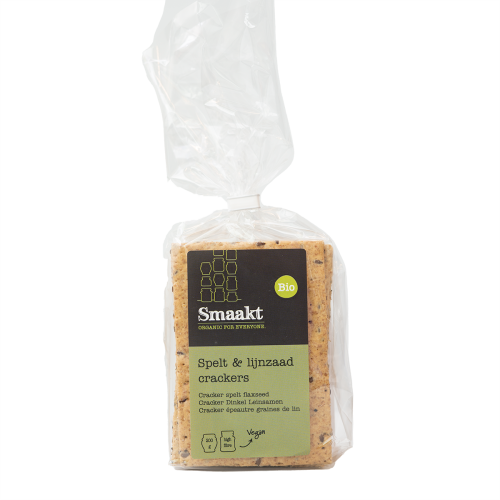 Spelt en lijnzaad crackers Spelt en lijnzaad crackers